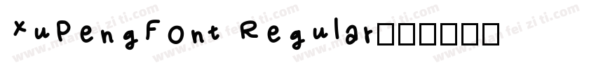 XuPengFont Regular字体转换
